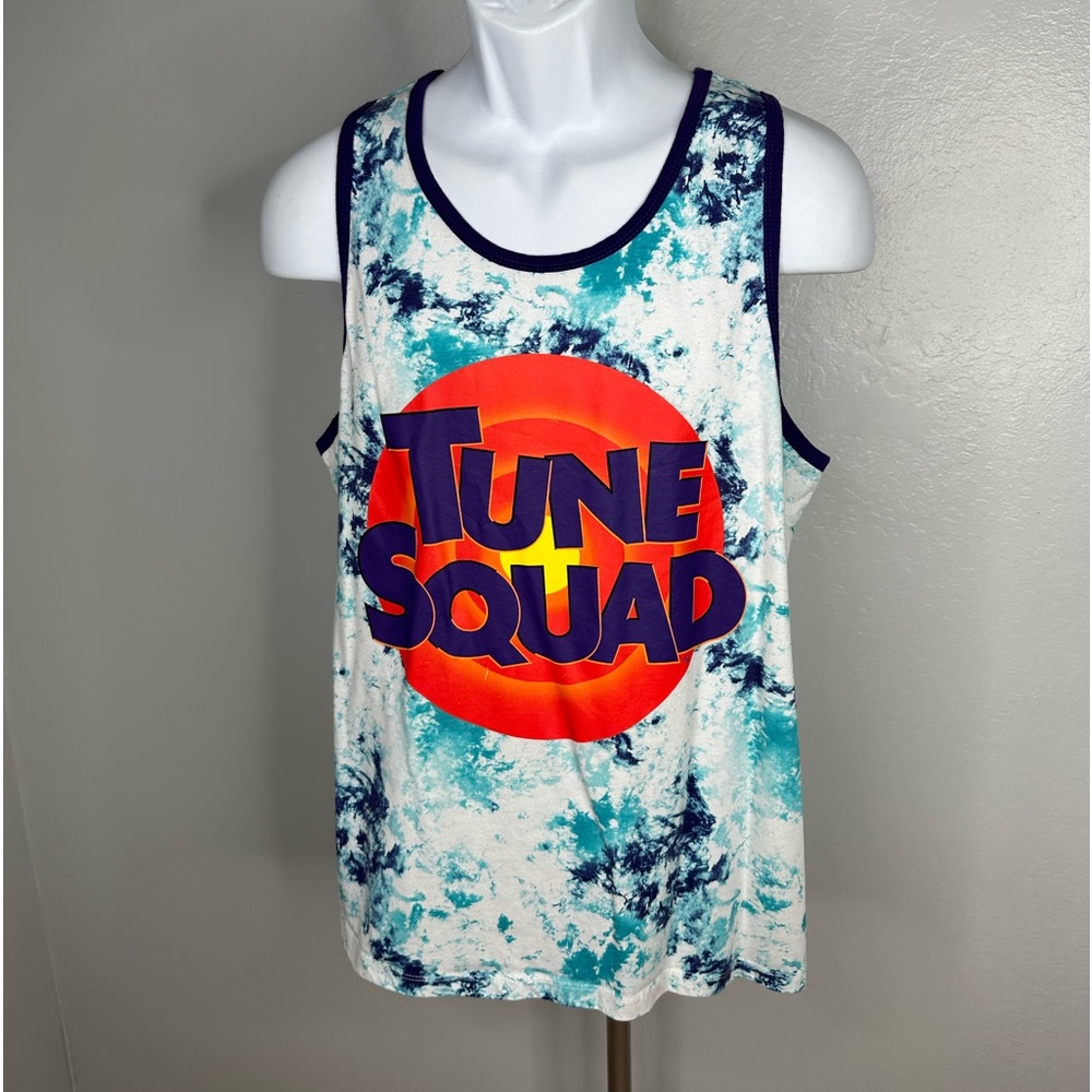 Looney Tune Squad Men's Space Jam Tie Dye Tank Sz Lg